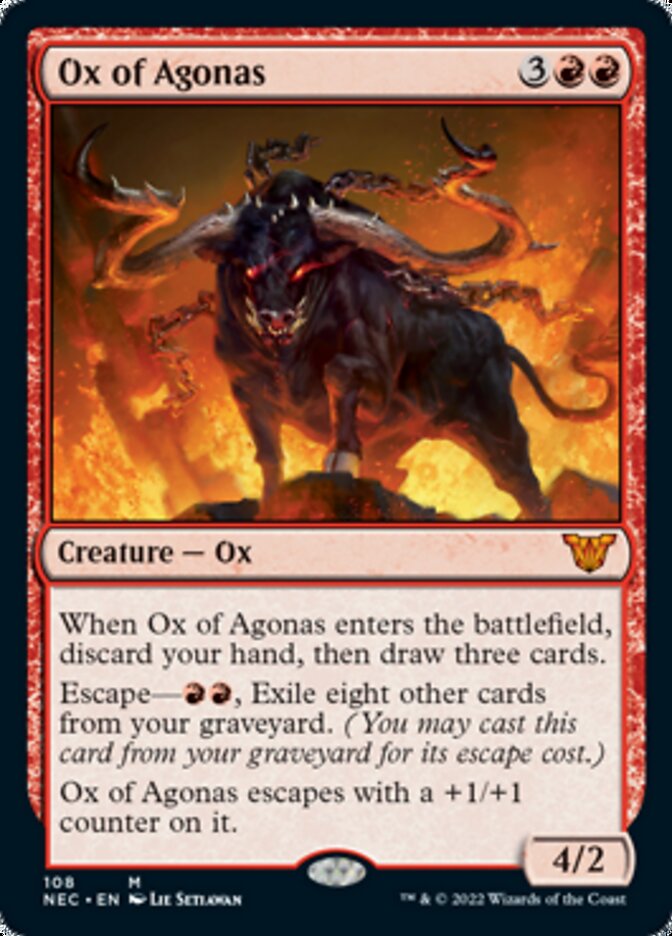 Ox of Agonas [Kamigawa: Neon Dynasty Commander] | Amazing Games TCG