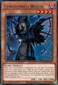 Condemned Witch [MAGO-EN129] Rare | Amazing Games TCG