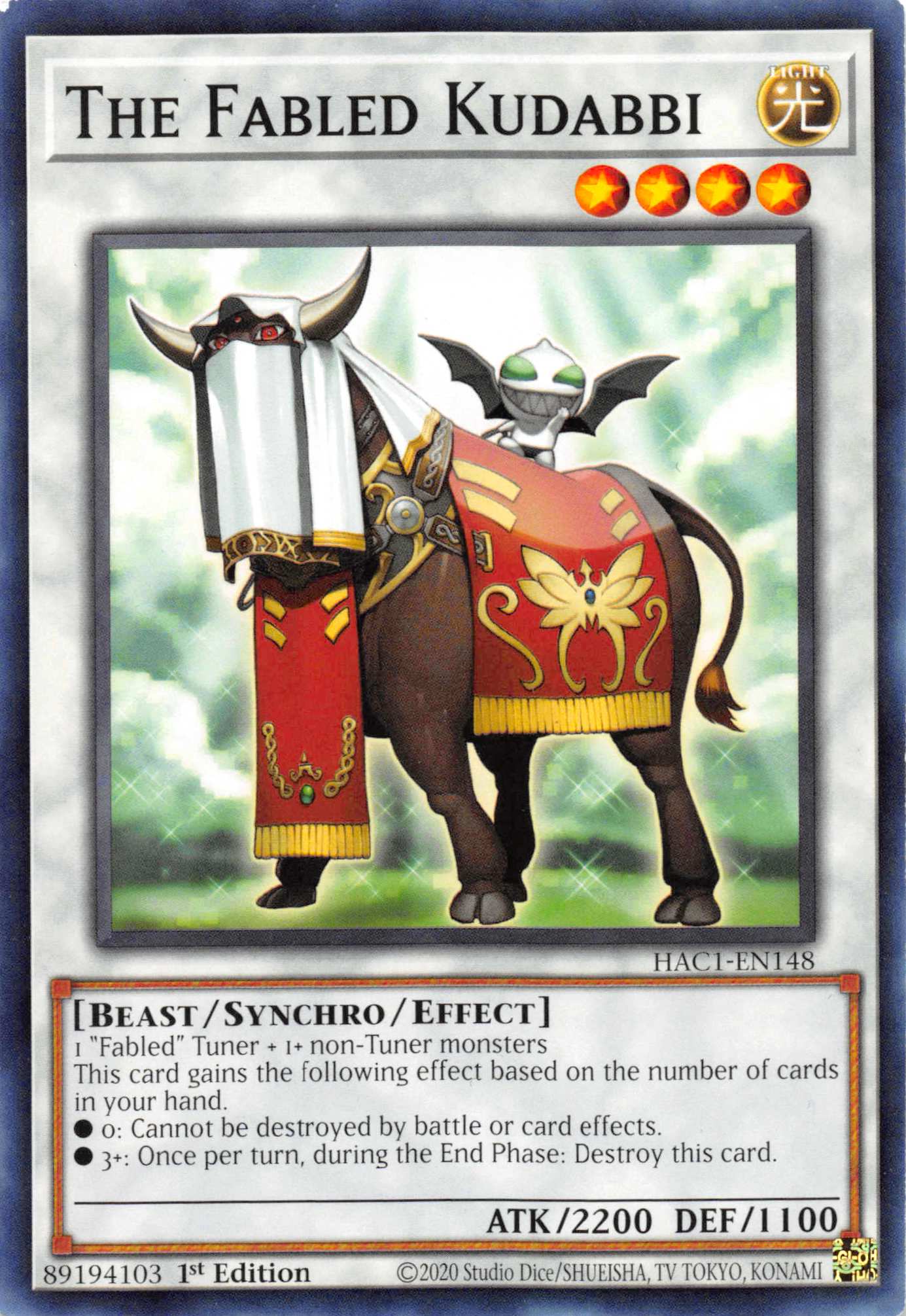 The Fabled Kudabbi [HAC1-EN148] Common | Amazing Games TCG