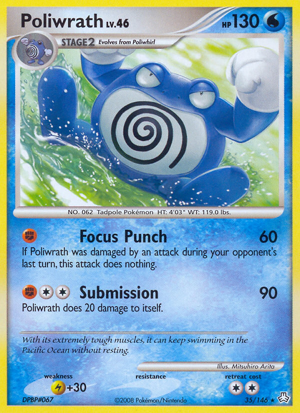 Poliwrath (35/146) [Diamond & Pearl: Legends Awakened] | Amazing Games TCG