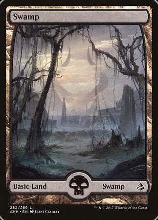 Swamp (252) - Full Art [Amonkhet] | Amazing Games TCG