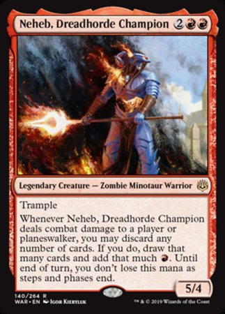 Neheb, Dreadhorde Champion [War of the Spark] | Amazing Games TCG