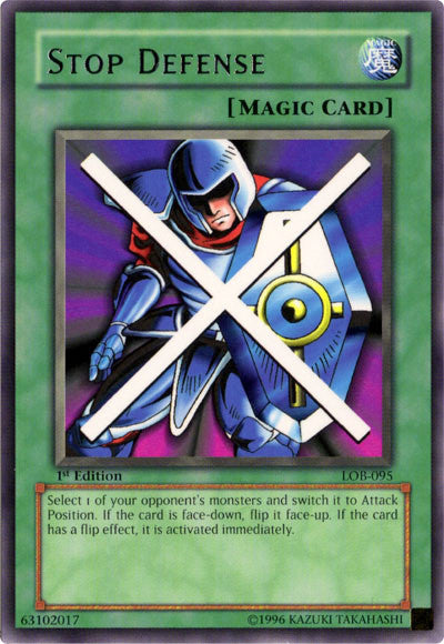 Stop Defense [LOB-095] Rare | Amazing Games TCG