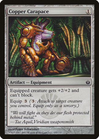 Copper Carapace [Mirrodin Besieged] | Amazing Games TCG