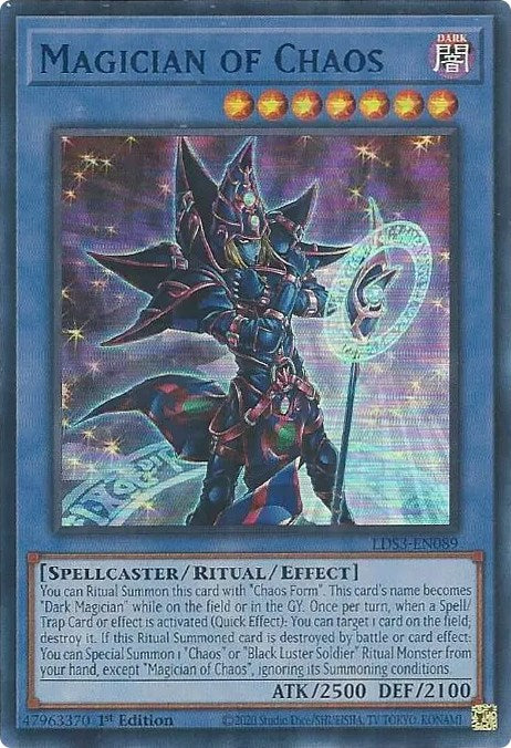 Magician of Chaos (Blue) [LDS3-EN089] Ultra Rare | Amazing Games TCG