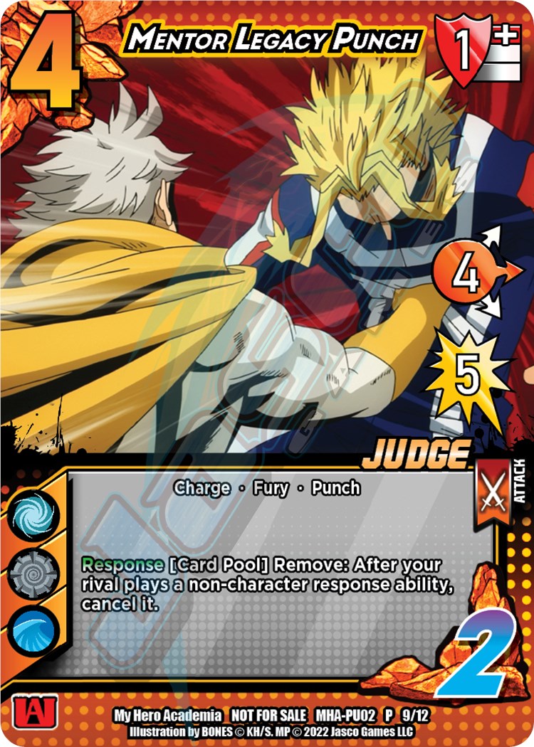 Mentor Legacy Punch (Judge) [Crimson Rampage Promos] | Amazing Games TCG