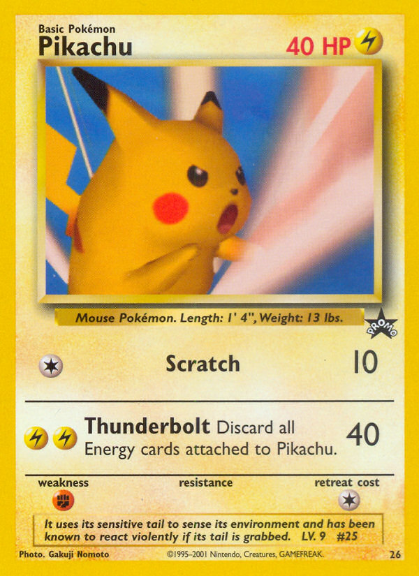 Pikachu (26) [Wizards of the Coast: Black Star Promos] | Amazing Games TCG