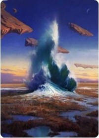 Flooded Strand Art Card [Zendikar Rising Art Series] | Amazing Games TCG