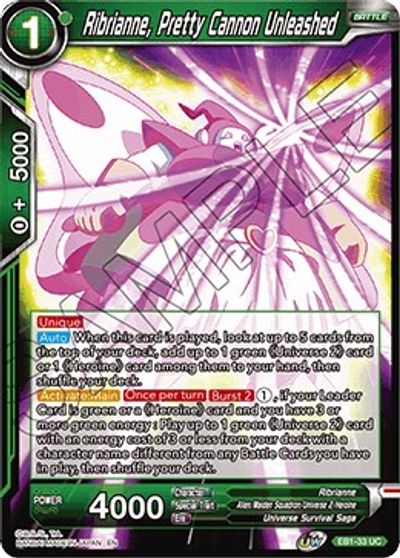 Ribrianne, Pretty Cannon Unleashed (EB1-033) [Battle Evolution Booster] | Amazing Games TCG