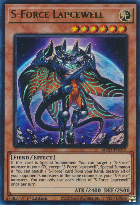 S-Force Lapcewell [MP23-EN012] Ultra Rare | Amazing Games TCG