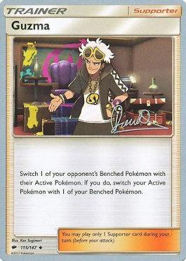 Guzma (115/147) (Infinite Force - Diego Cassiraga) [World Championships 2017] | Amazing Games TCG