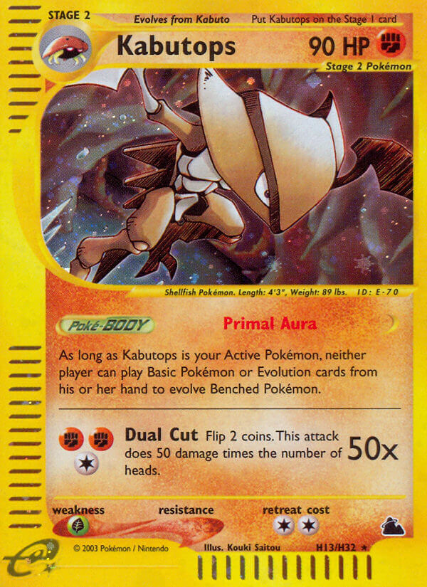 Kabutops (H13/H32) [Skyridge] | Amazing Games TCG