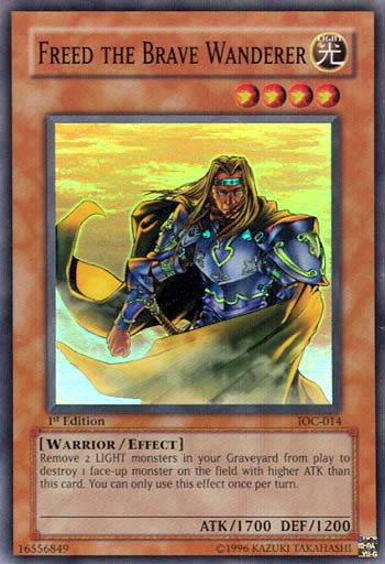 Freed the Brave Wanderer [IOC-014] Super Rare | Amazing Games TCG