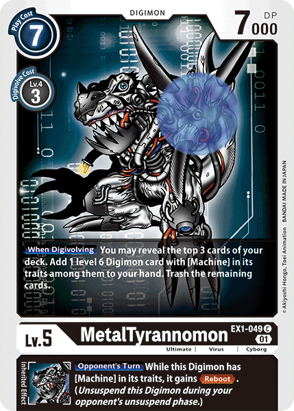 MetalTyrannomon [EX1-049] [Classic Collection] | Amazing Games TCG