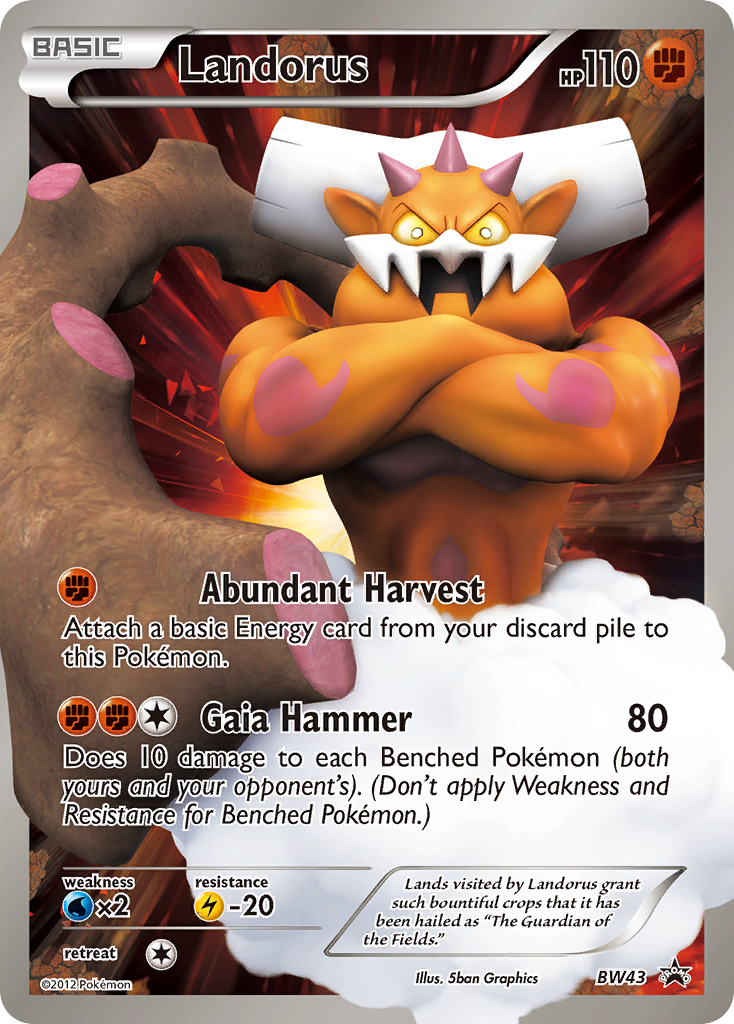 Landorus (BW43) [Black & White: Black Star Promos] | Amazing Games TCG