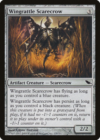 Wingrattle Scarecrow [Shadowmoor] | Amazing Games TCG