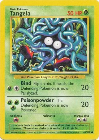 Tangela (66/102) [Base Set Unlimited] | Amazing Games TCG