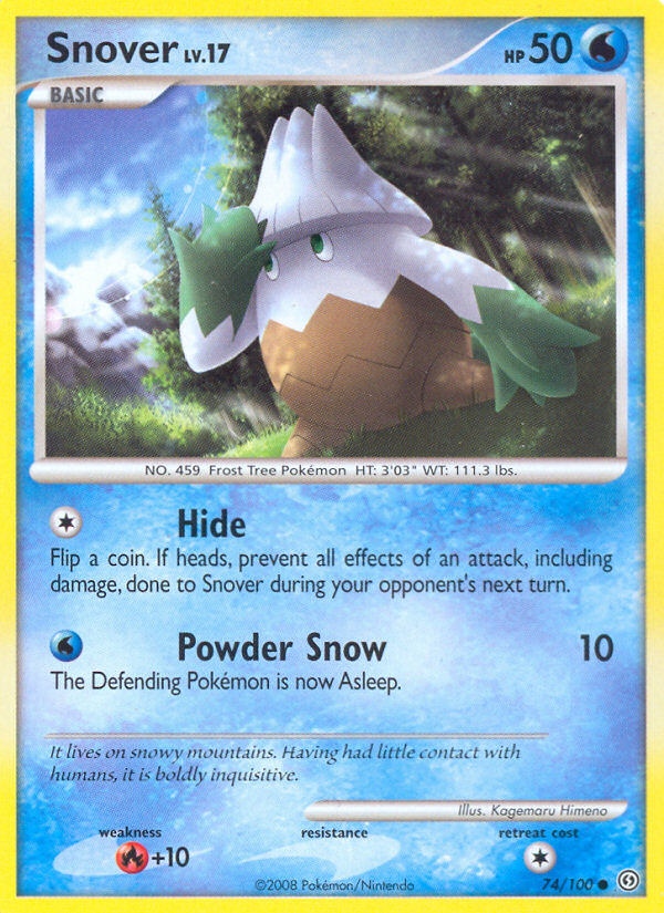 Snover (74/100) [Diamond & Pearl: Stormfront] | Amazing Games TCG