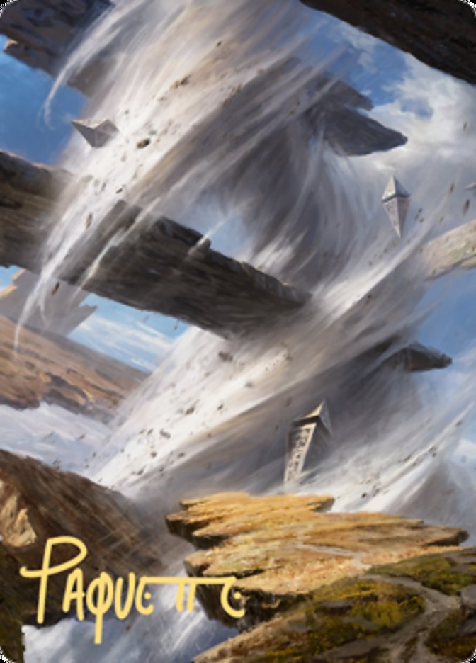 Plains 2 Art Card (Gold-Stamped Signature) [Zendikar Rising Art Series] | Amazing Games TCG