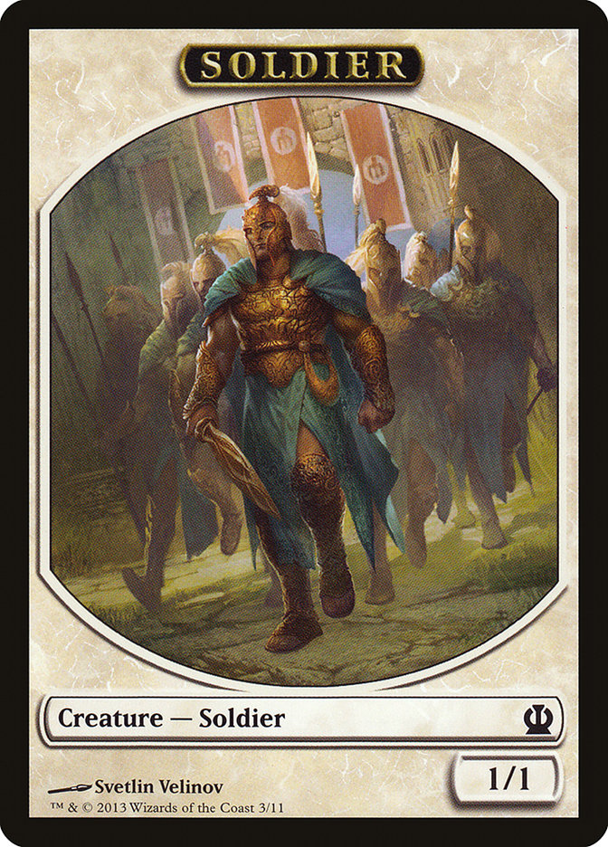 Soldier (3/11) [Theros Tokens] | Amazing Games TCG