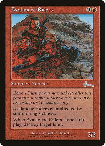 Avalanche Riders [Urza's Legacy] | Amazing Games TCG