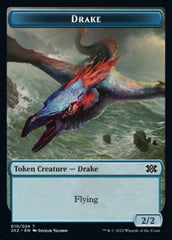 Drake // Treasure Double-sided Token [Double Masters 2022 Tokens] | Amazing Games TCG