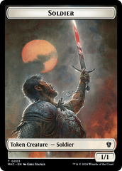 Soldier // Kobolds of Kher Keep Double-Sided Token [Murders at Karlov Manor Commander Tokens] | Amazing Games TCG