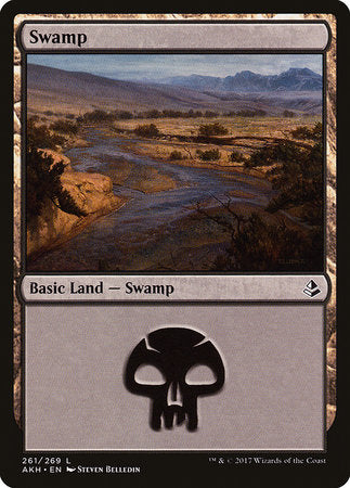 Swamp (261) [Amonkhet] | Amazing Games TCG