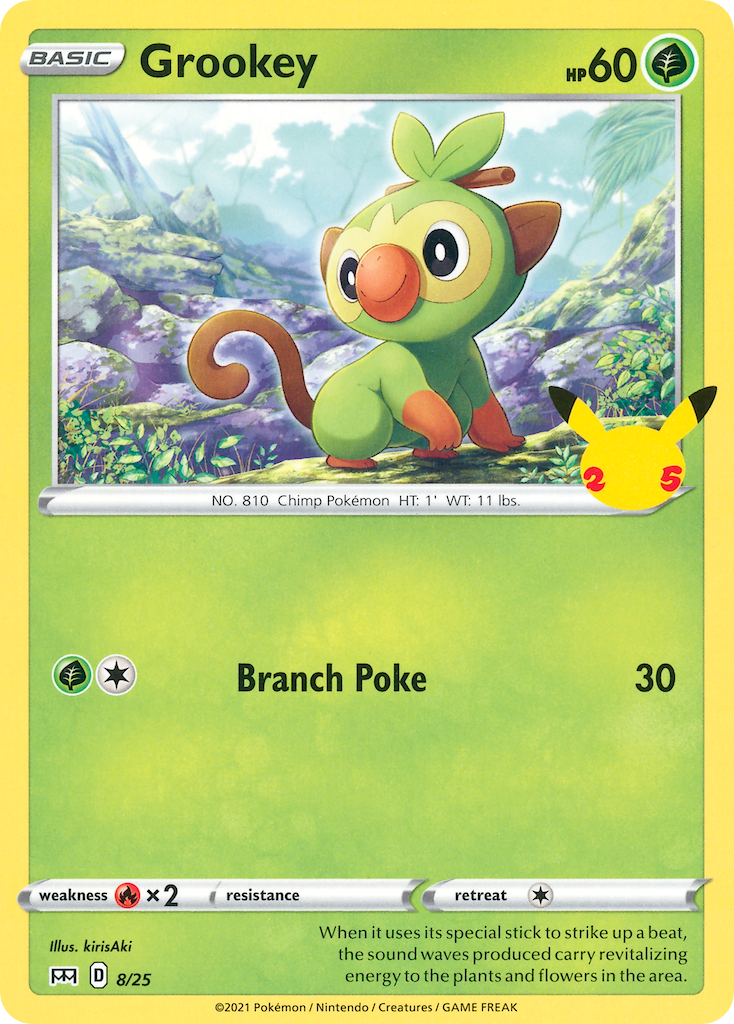 Grookey (8/25) [McDonald's 25th Anniversary] | Amazing Games TCG