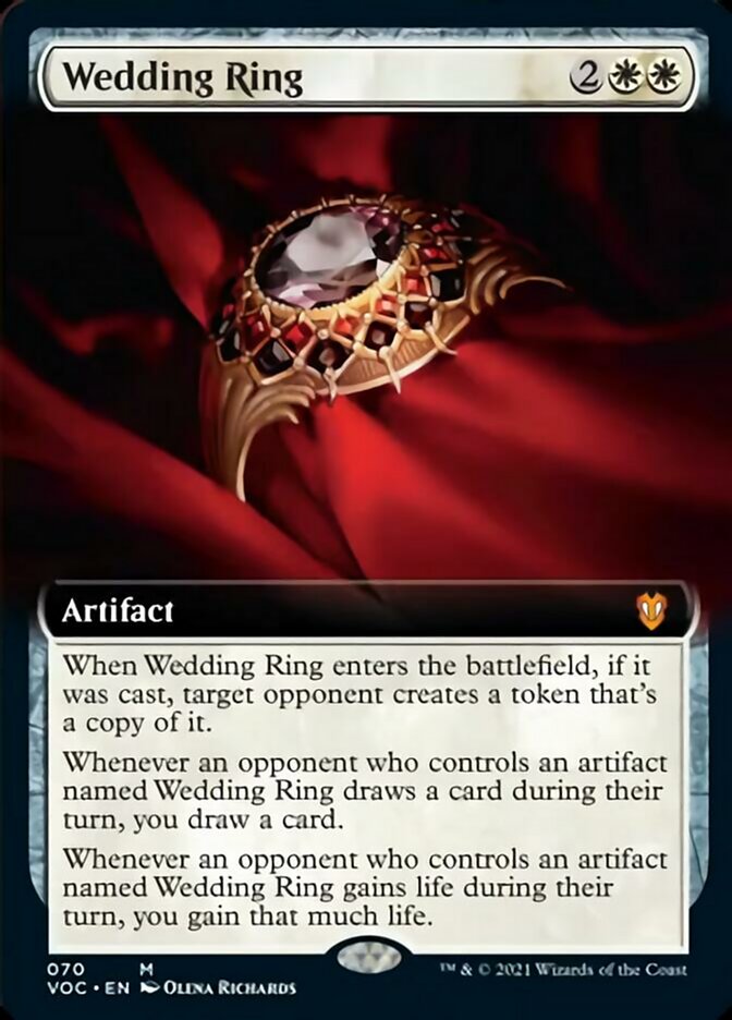 Wedding Ring (Extended) [Innistrad: Crimson Vow Commander] | Amazing Games TCG