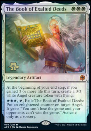 The Book of Exalted Deeds [Dungeons & Dragons: Adventures in the Forgotten Realms Prerelease Promos] | Amazing Games TCG