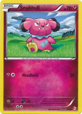 Snubbull (27/30) [XY: Trainer Kit - Sylveon] | Amazing Games TCG