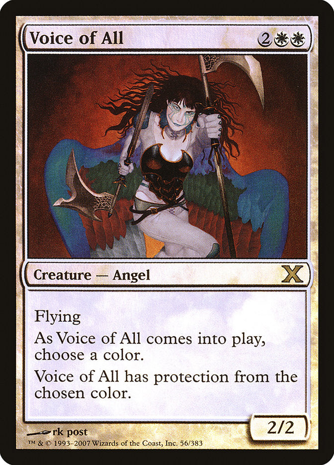 Voice of All (Premium Foil) [Tenth Edition] | Amazing Games TCG