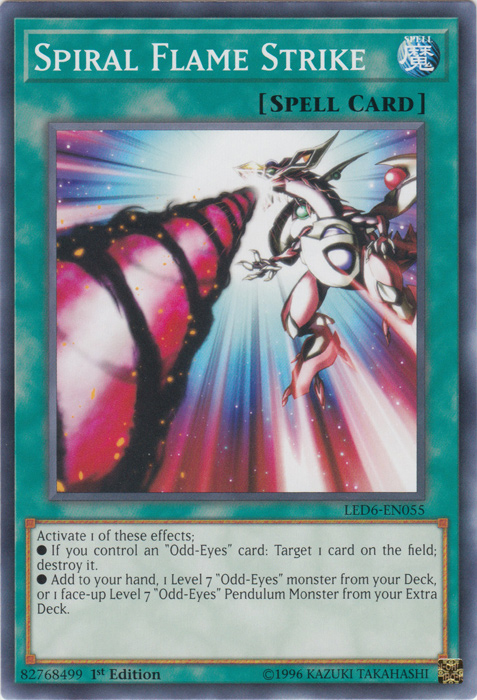 Spiral Flame Strike [LED6-EN055] Common | Amazing Games TCG