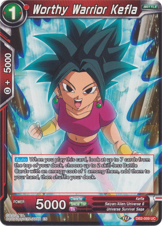 Worthy Warrior Kefla (DB2-009) [Divine Multiverse] | Amazing Games TCG