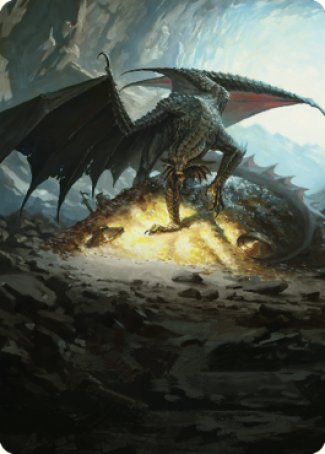 Ancient Copper Dragon Art Card (04) [Commander Legends: Battle for Baldur's Gate Art Series] | Amazing Games TCG