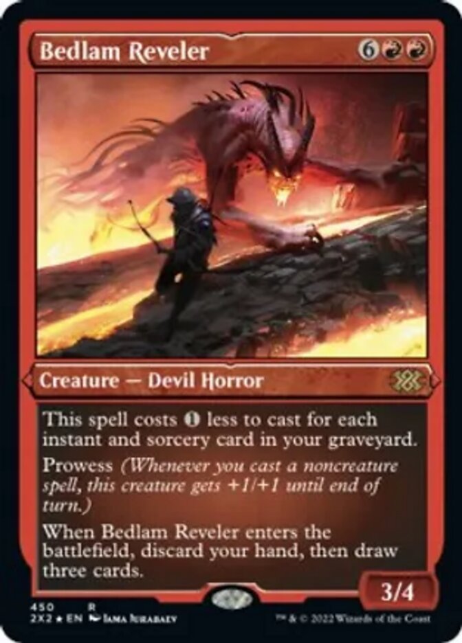 Bedlam Reveler (Foil Etched) [Double Masters 2022] | Amazing Games TCG