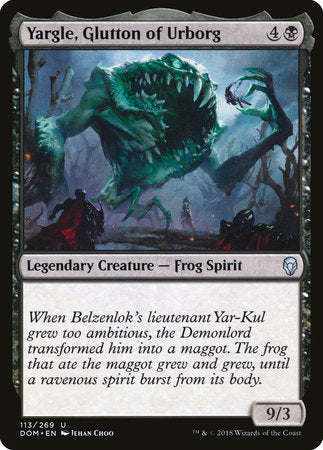 Yargle, Glutton of Urborg [Dominaria] | Amazing Games TCG