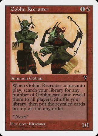 Goblin Recruiter [Anthologies] | Amazing Games TCG