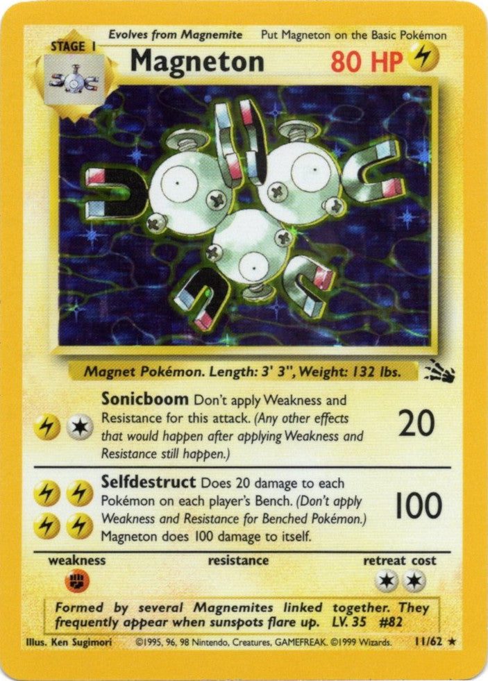 Magneton (11/62) [Fossil Unlimited] | Amazing Games TCG