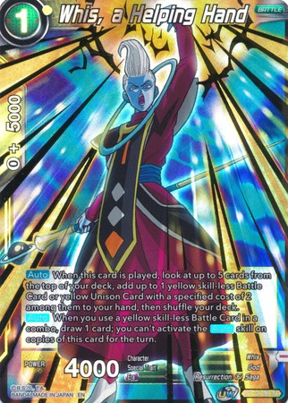 Whis, a Helping Hand (BT12-099) [Vicious Rejuvenation] | Amazing Games TCG