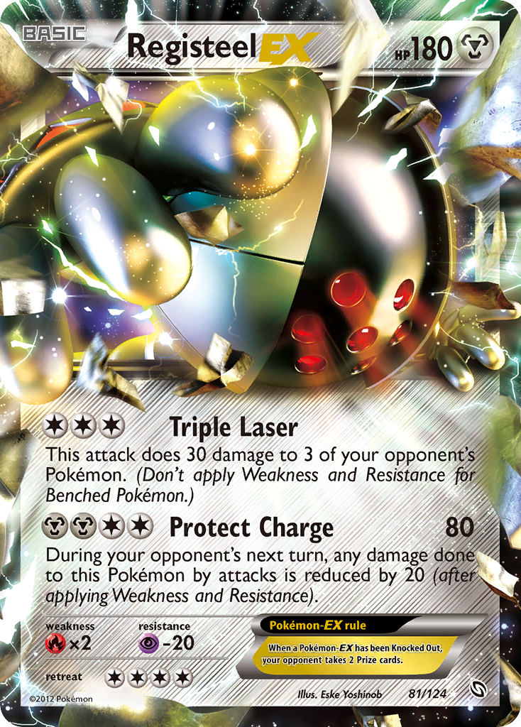 Registeel EX (81/124) [Black & White: Dragons Exalted] | Amazing Games TCG