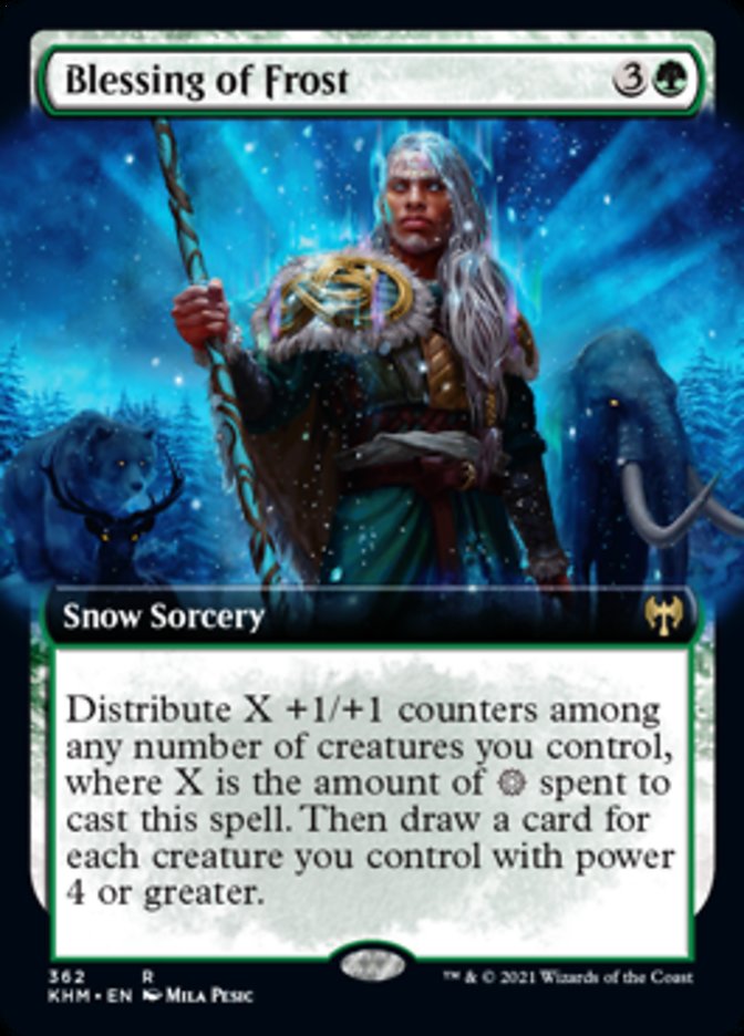 Blessing of Frost (Extended Art) [Kaldheim] | Amazing Games TCG