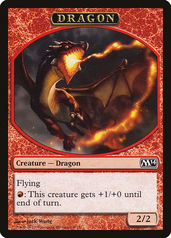 Dragon [Magic 2014 Tokens] | Amazing Games TCG