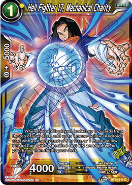 Hell Fighter 17, Mechanical Charity (BT14-111) [Cross Spirits] | Amazing Games TCG