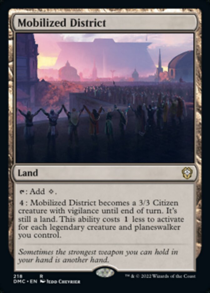 Mobilized District [Dominaria United Commander] | Amazing Games TCG