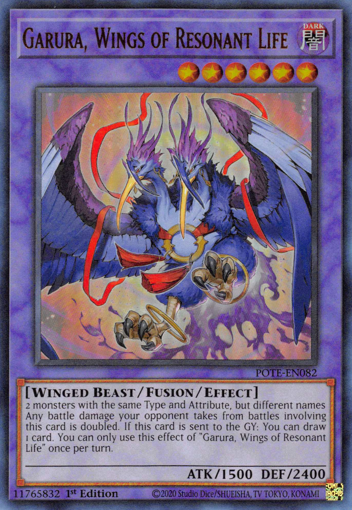 Garura, Wings of Resonant Life [POTE-EN082] Ultra Rare | Amazing Games TCG