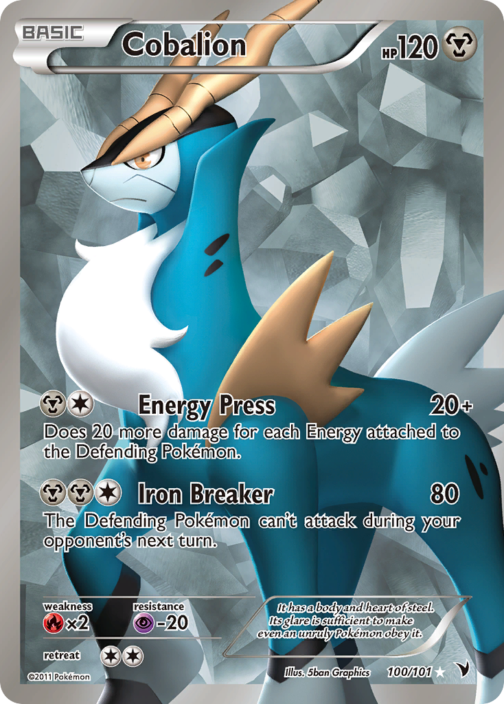 Cobalion (100/101) [Black & White: Noble Victories] | Amazing Games TCG