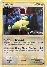 Snorlax (33/95) (Staff Prerelease Promo) [Nintendo: Black Star Promos] | Amazing Games TCG