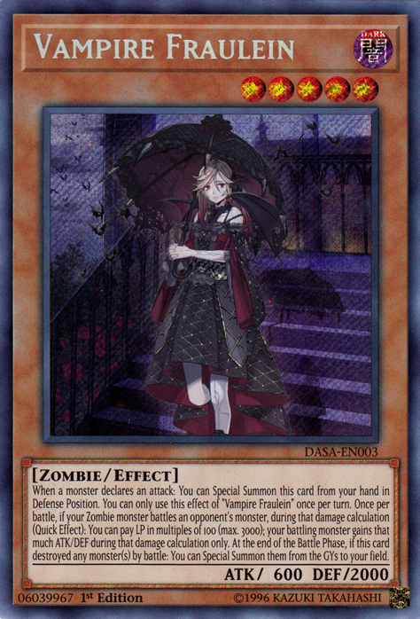 Vampire Fraulein [DASA-EN003] Secret Rare | Amazing Games TCG